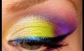 How to: Colorfull eyemake-up by Make-upByMerel Tutorials