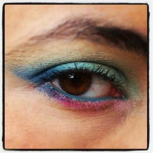 makeup colorfull eye
