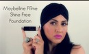 NEW Maybelline FitMe Shine Free Foundation Stick Review/Demo