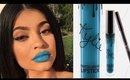 BLUE LIPSTICK?!! | NEW Blue Kylie Jenner Lip Kits Swatches!