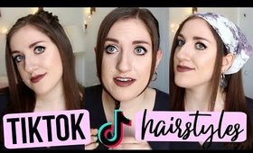 Trying Popular TikTok Hairstyles!! & Moerie Shampoo Review