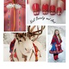 Nailart inspired by Sami culture in Norway