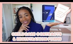 How To Make Day Care Registration Forms & Child Care Contracts