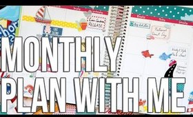 Erin Condren Life Planner Monthly Plan with Me | June 2016