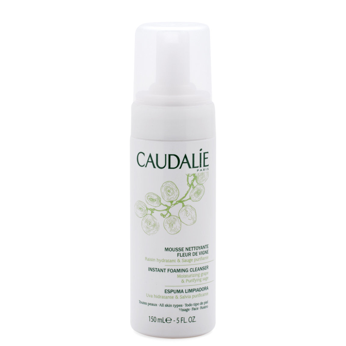 Caudalie Instant Foaming Cleanser 150 ml alternative view 1.