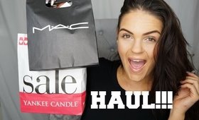 MAC, Sephora, & Yankee Candle HAUL! (+ Swatches!!)