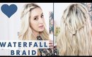 Waterfall Braid with Hair Rings: Hair Tutorial