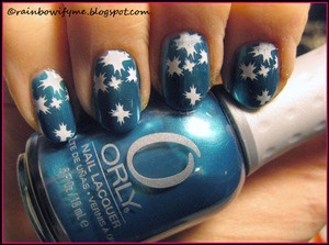 Orly's "It's up to blue".
Read more about it on my blog: 
http://rainbowifyme.blogspot.com/2011/12/orly-its-up-to-blue.html