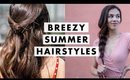 Easy Messy Summer Hairstyles | Luxy Hair