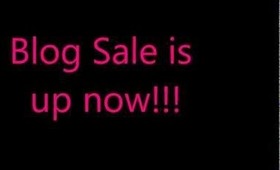 Blog Sale!