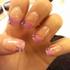 pink acrylic nails