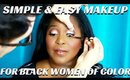 Back to School Makeup for Black Women of Color Step by Step Tutorial - mathias4makeup