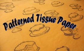 How To Make Patterned Tissue Paper For Art Journaling
