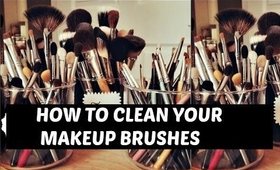 How To Deep Clean Your Brushes For Free