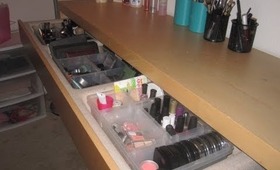 Current Makeup Collection and Storage