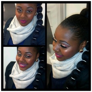 Festive new years glam look but if your a girl with alotta personality you could pull this look off on a daily basis!