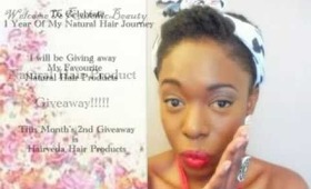 Natural Hair Giveaway- Hairveda Hair Products