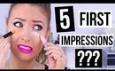 TESTING NEW MAKEUP?! | 5 First Impressions