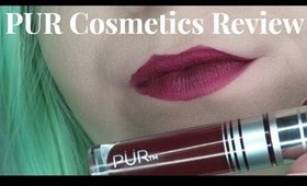 Pur Cosmetics | Velvet Matte Liquid Lipstick in Addiction | Review