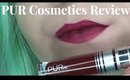 Pur Cosmetics | Velvet Matte Liquid Lipstick in Addiction | Review