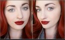 Tutorial: Simple Eyes & Bold Red Lips ft. Colourpop Cosmetics | Briarrose91