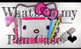 What's in my Pen Case!