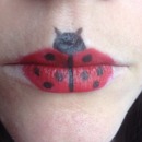 Ladybird Lip Art