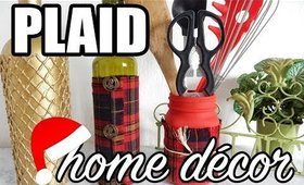 DIY Plaid Home Décor | Cute Simple Christmas