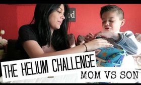 THE HELIUM CHALLENGE | MOM VS SON