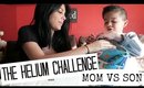THE HELIUM CHALLENGE | MOM VS SON