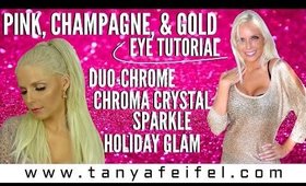 Pink, Champagne, & Gold Eye Tutorial | Holiday | Glam | Soft | Tanya Feifel-Rhodes