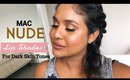 Perfect Mac Nude Lipsticks for Brown Skin Tones | Try on | Itsmrsshasha