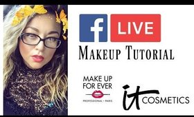GRWM Makeup Tutorial LIVE using It! Cosmetics + MUFE