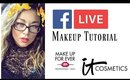 GRWM Makeup Tutorial LIVE using It! Cosmetics + MUFE