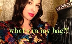 what's in my bag?! TONS of lip products & a busted wallet!