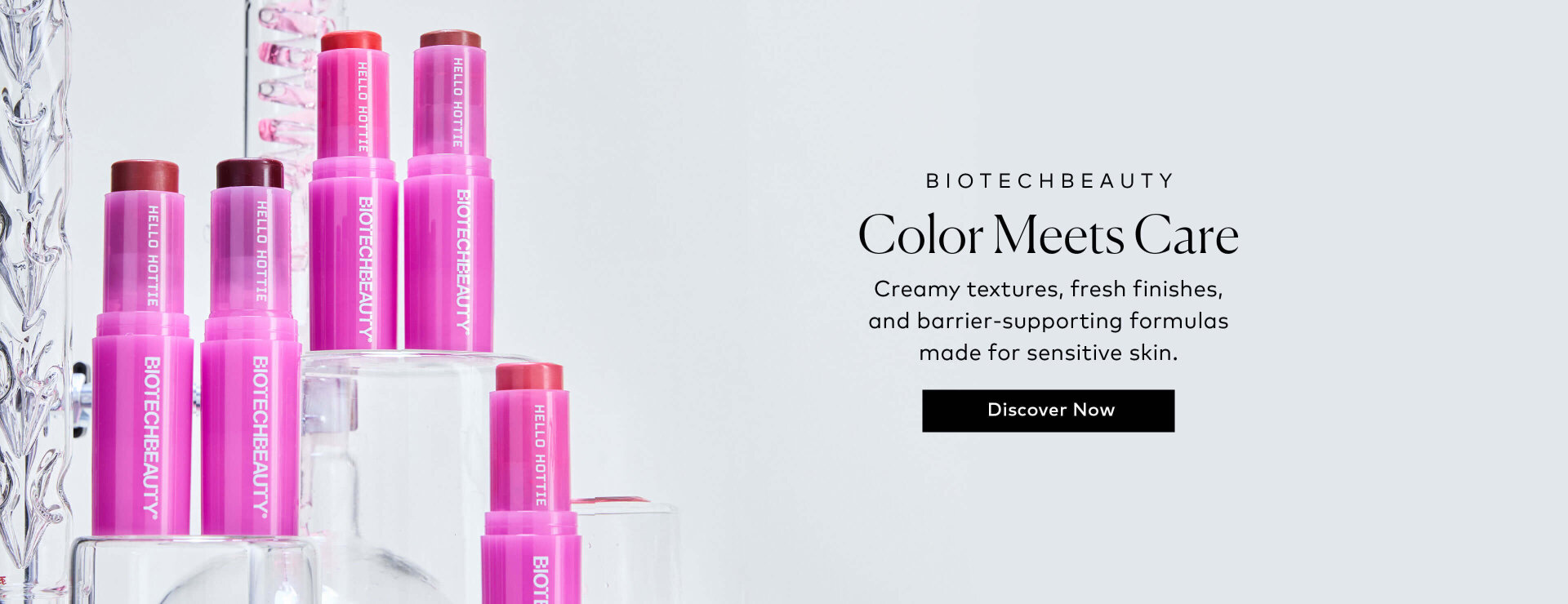 Most makeup clocks out after application. BiotechBeauty keeps working. Shop them now on Beautylish.com