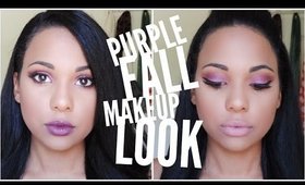 Purple Fall Makeup w 2 Lip Options | Jaclyn Hill Favorites Palette | Ashley Bond Beauty