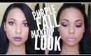 Purple Fall Makeup w 2 Lip Options | Jaclyn Hill Favorites Palette | Ashley Bond Beauty