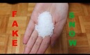 DIY: How to Make Fake Dry Snow for Christmas Decoration