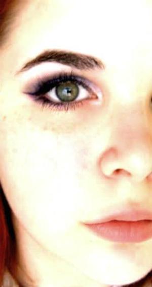 A simple purple smoky eye I did a while back. 

L'oreal black liquid liner.

Maybelline Falsies mascara.

Too Faced eyeshadow, the purple from the Enchanted Glamorland palette.

Anastasia Brow Wiz in Medium Ash.

Aspen Summit eyeshadow for inner corner by