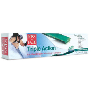 Kiss My Face Aloe Vera Oral Care - Triple Action Toothpaste