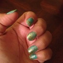 turquoise glitter 