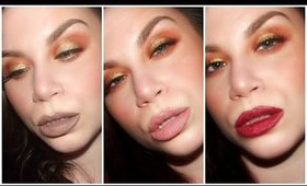 Orange Halo Eyes With 3 Lip Options