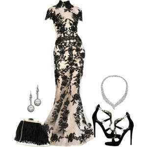 Beautiful evening gown classic movie star look
