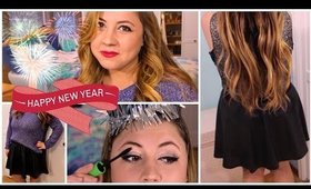 Get Ready With Me: New Years Eve Hair, Makeup, & Outfit Ideas!