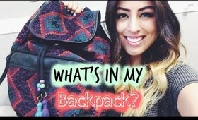 What's in my Backpack: Back to School Essentials!