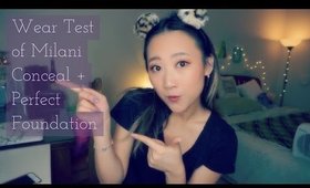 Wear Test: Milani Conceal + Perfect 2 in 1 Foundation + Concealer on Dry Skin! ⎮ Amy Cho