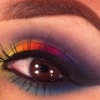 colorful eye make up ♥