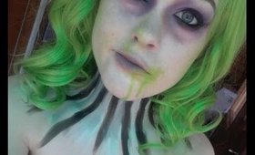 Beeltejuice inspired makeup