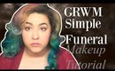 Get Ready with Me: Simple Funeral Makeup Tutorial (NoBlandMakeup)